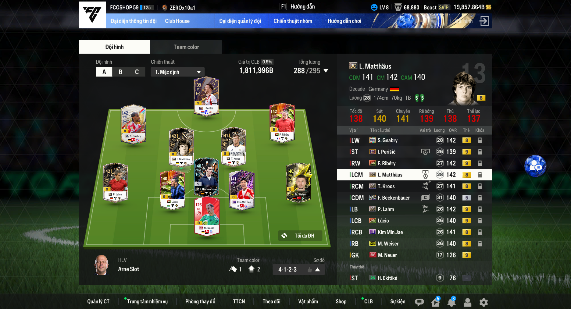 TEAM BAYERN 1tr8 tỷ