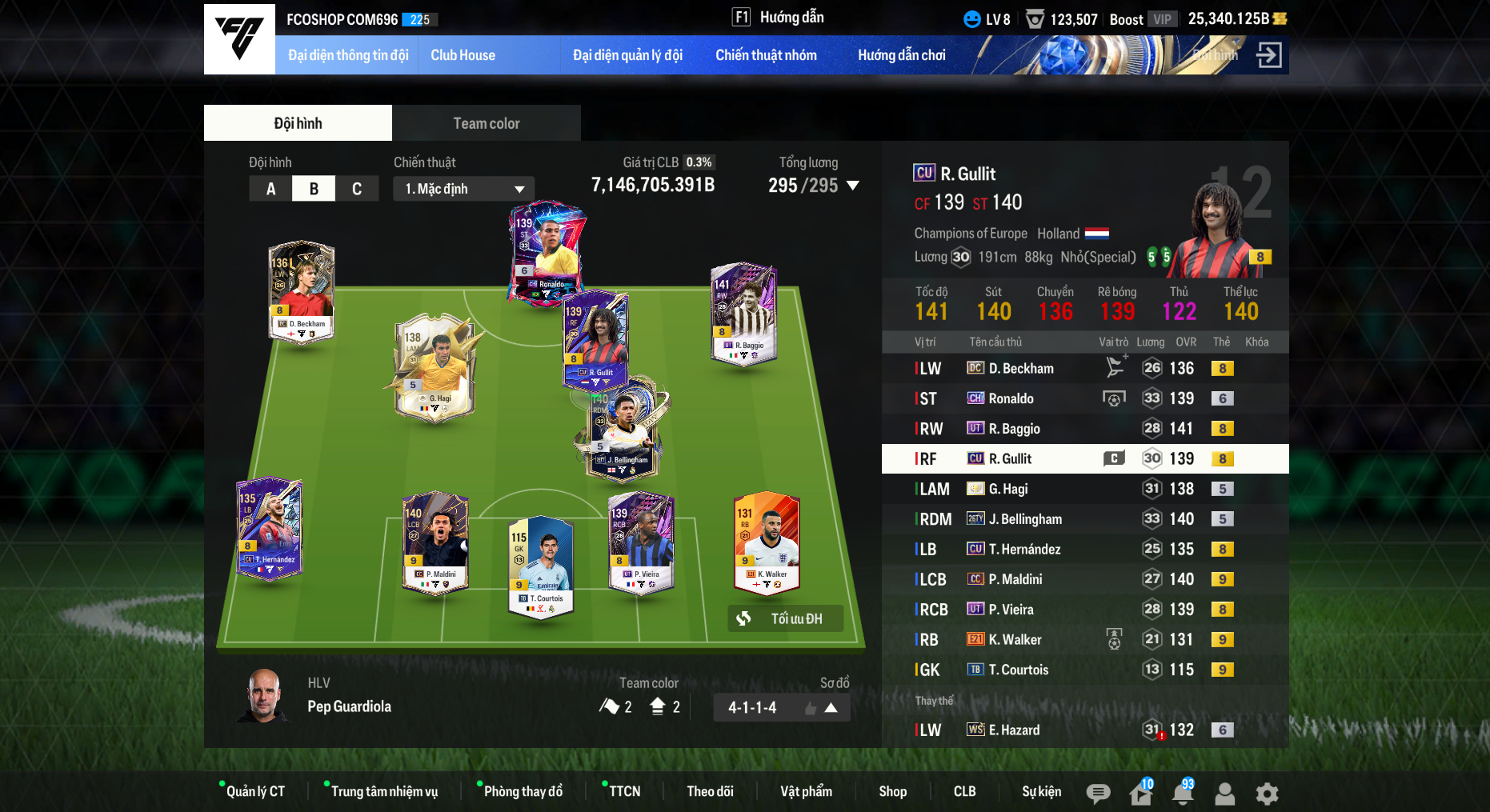 Team Milan 7tr1 tỷ
