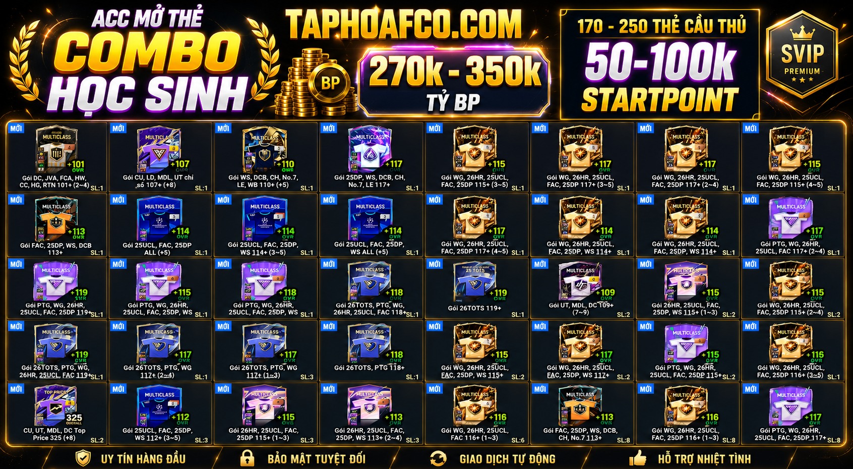 COMBO học sinh 99k